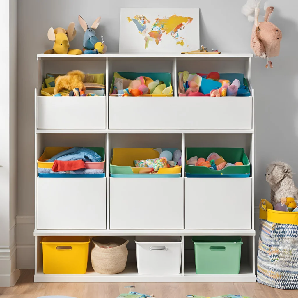 2 Photo d'une étagère de rangement pour enfant pour le service de Home organiser.