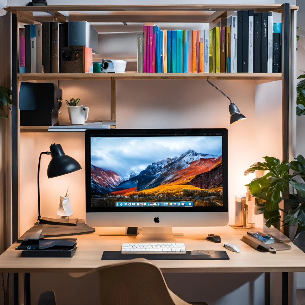 donnees_informatiques Photo d'un ordinateur sur un bureau.